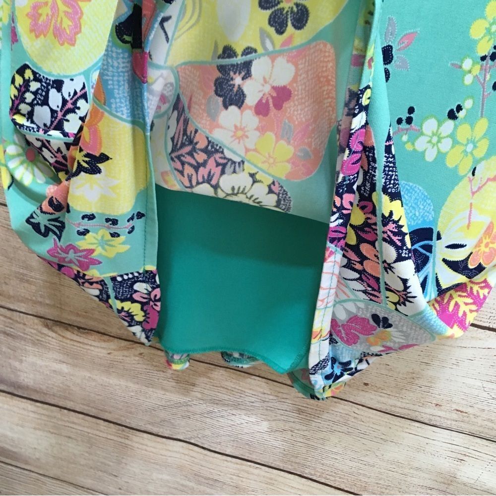 JUDITH MARCH FLORAL DRESS IN TEAL‎ - Picture 7 of 7